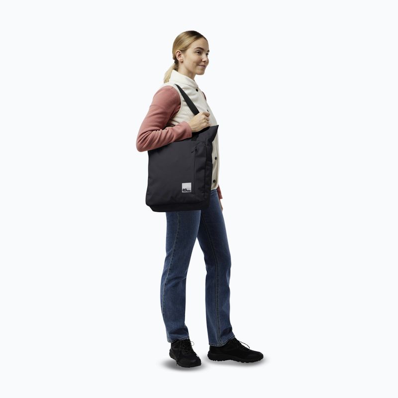 Jack Wolfskin Ebental 15 l urban backpack black 11