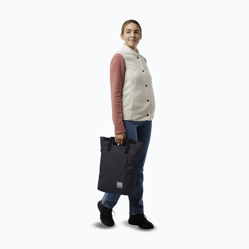Jack Wolfskin Ebental 15 l urban backpack black 12