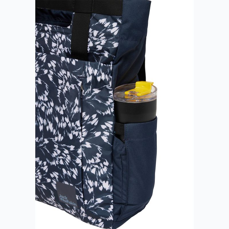 Jack Wolfskin Ebental 15 l leaves night blue urban backpack 5