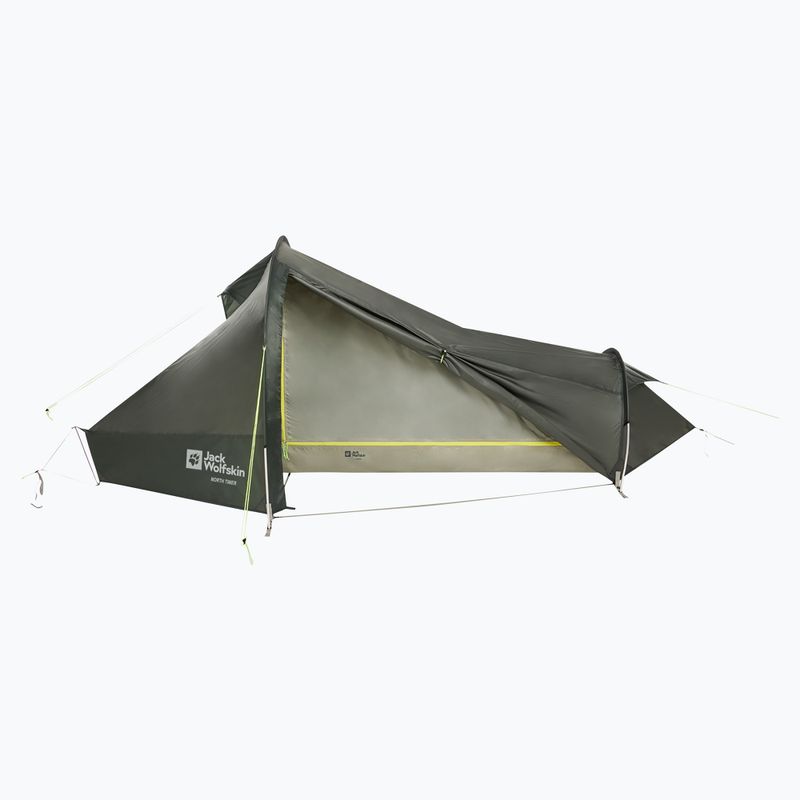 1-person trekking tent Jack Wolfskin North Timer island moss 3