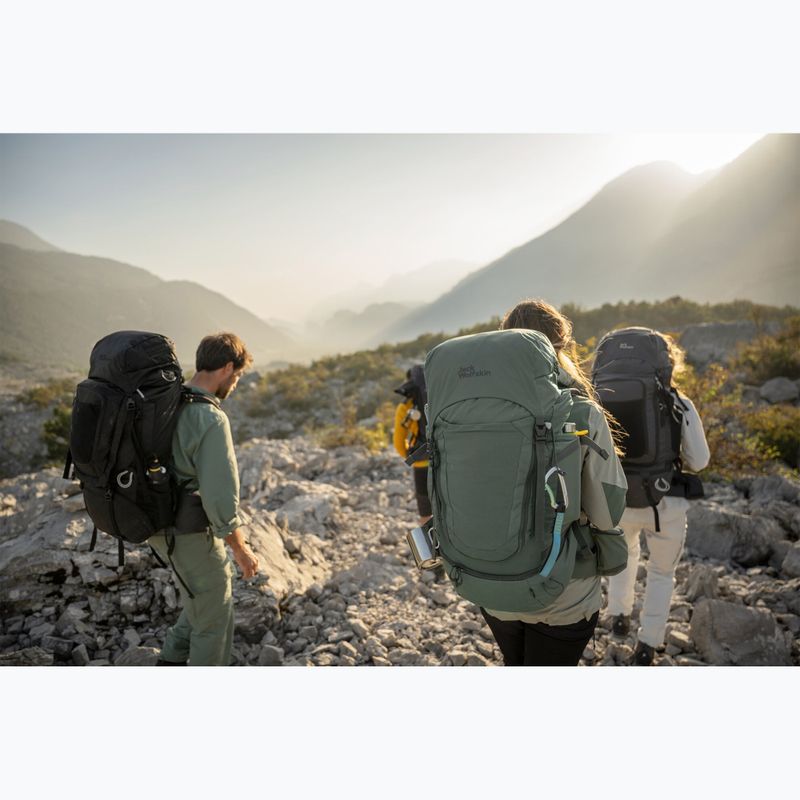 Jack Wolfskin Highland Trail women's trekking backpack 50+5 l hedge green 3