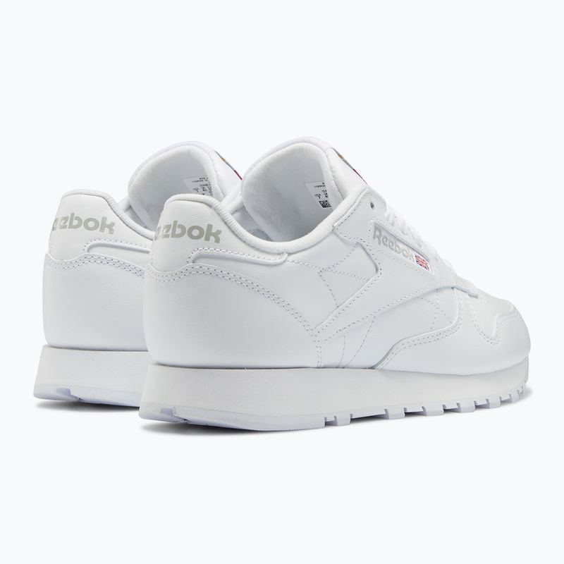Reebok Classic Leather men's shoes footwear white/footwear white/pure grey 3 3