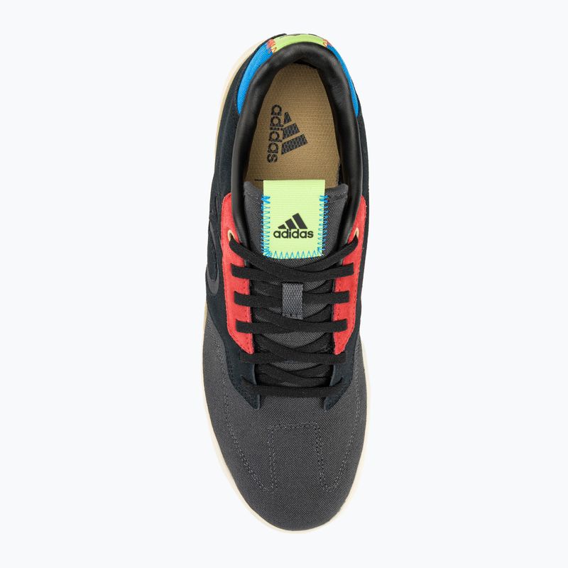 Men's adidas FIVE TEN Sleuth core black/carbon/wonder white platform cycling shoes 7