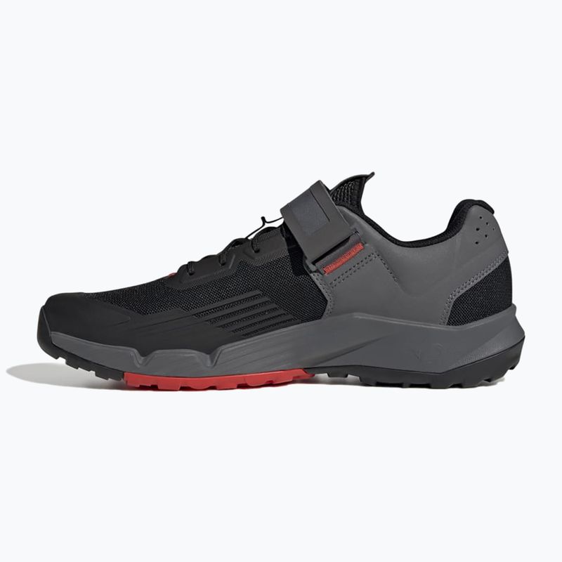 Men's MTB cycling shoes adidas FIVE TEN Trailcross Clip In core black/grey three/red 4