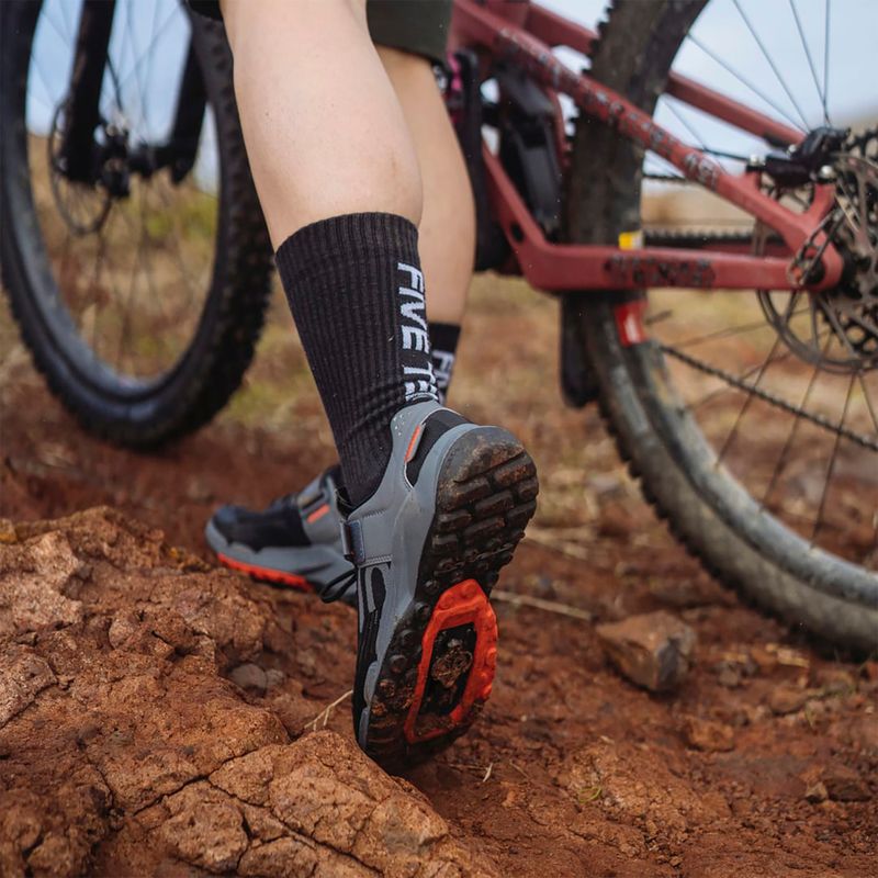 Women's MTB cycling shoes adidas FIVE TEN Trailcross Clip In core black/grey three/red 4