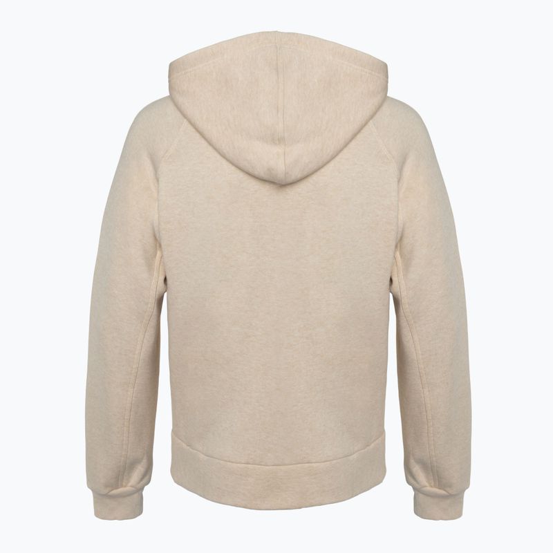 Women's adidas Studio Lounge Fleece Full Zip sweatshirt botanic beige mel 2