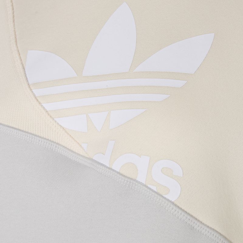 Women's adidas Adicolor Split Trefoil wonder white sweatshirt 3