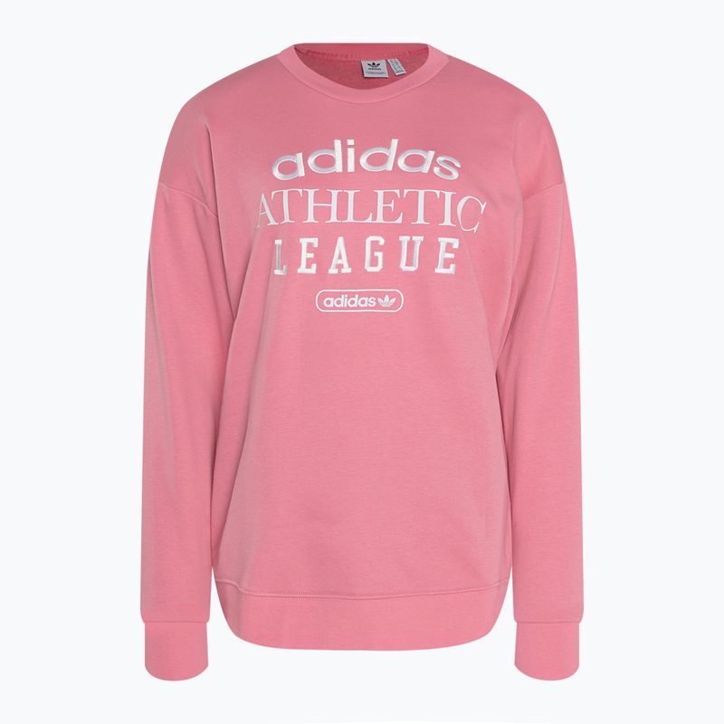 Women's adidas Retro Luxury Crew sweatshirt rose tone