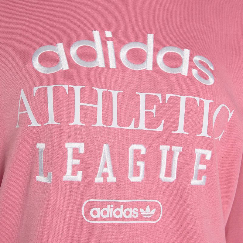 Women's adidas Retro Luxury Crew sweatshirt rose tone 4