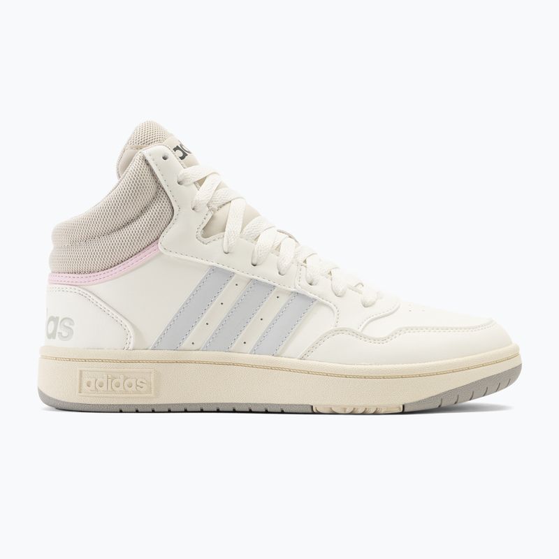 Women's adidas Hoops 3.0 Mid clowd white/dash grey/aluminium shoes 2