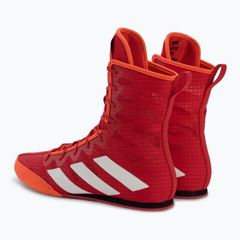 Men's adidas Box Hog 4 red GW1403 boxing shoes 3