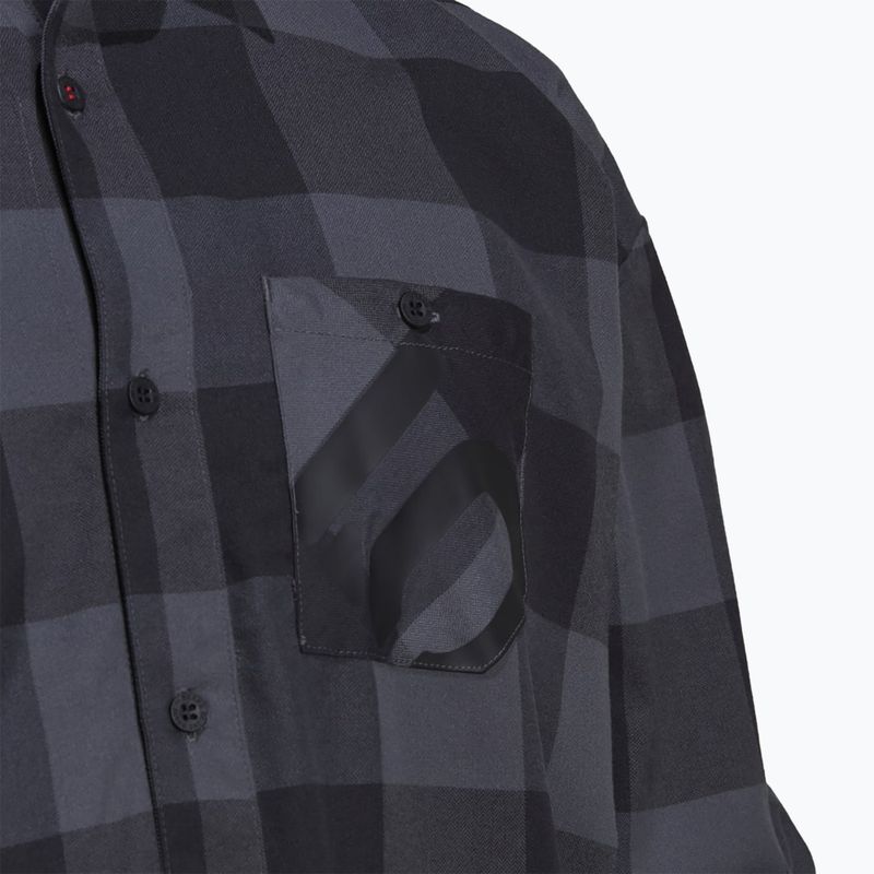 Bike shirt adidas FIVE TEN Brand of the Brave Flannel grey six/black 7