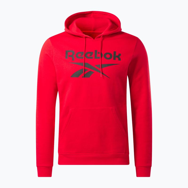 Men's Reebok Identity Big Logo Fleece Hoodie vecred/black