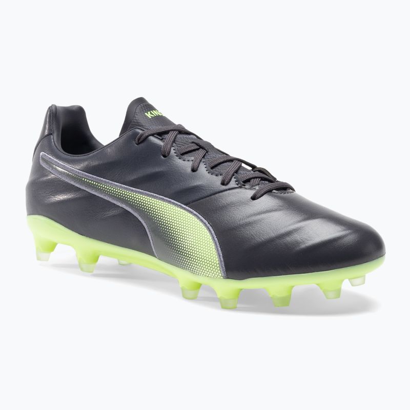 PUMA King Pro 21 FG men's football boots black-green 106549 05