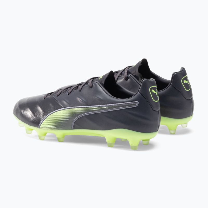 PUMA King Pro 21 FG men's football boots black-green 106549 05 3