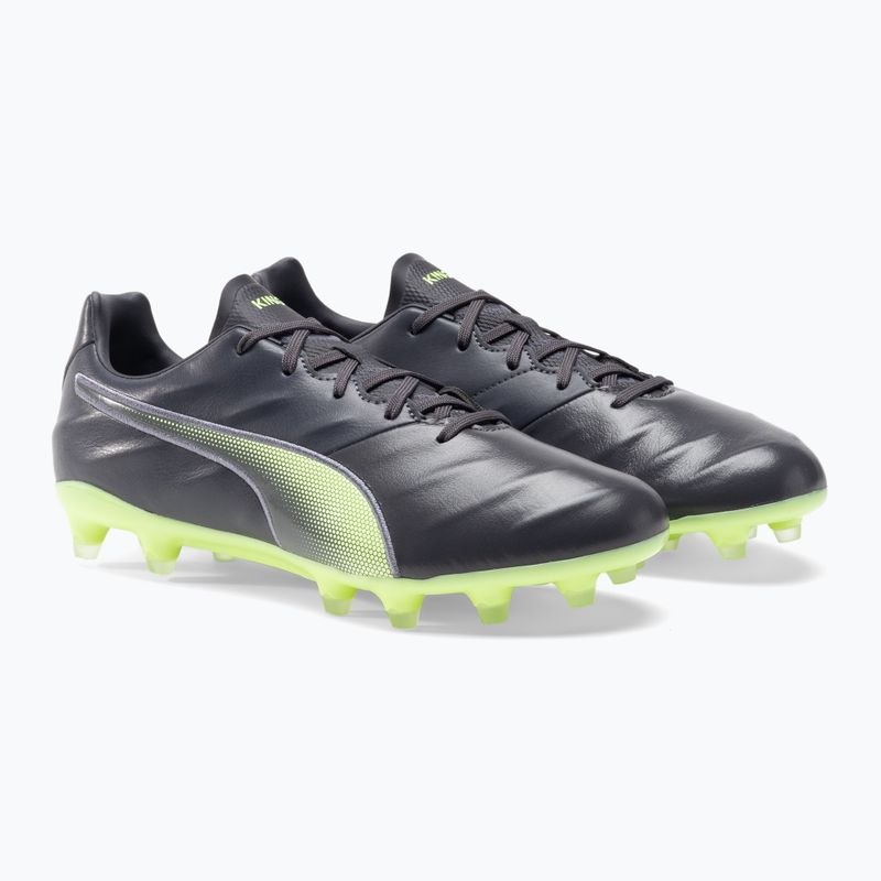 PUMA King Pro 21 FG men's football boots black-green 106549 05 4