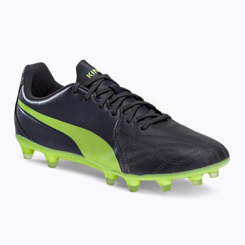 PUMA King Hero 21 FG men's football boots black-green 106554 05
