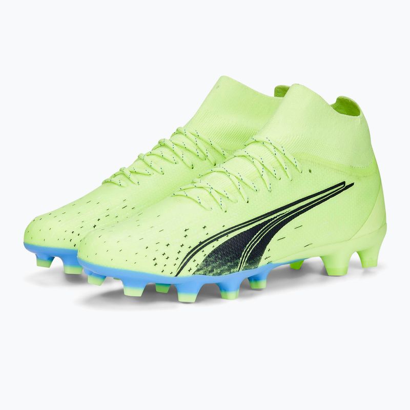 Men's football boots PUMA Ultra Pro FG/AG yellow 106931 01 12