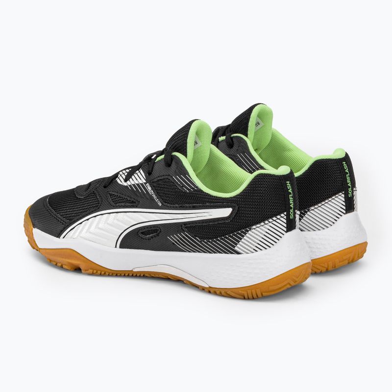 PUMA Solarflash Jr II children's handball shoes black 106883 01 3