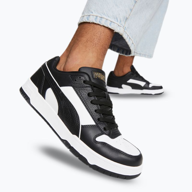 PUMA RBD Game Low shoes puma black / puma white / puma team gold 4