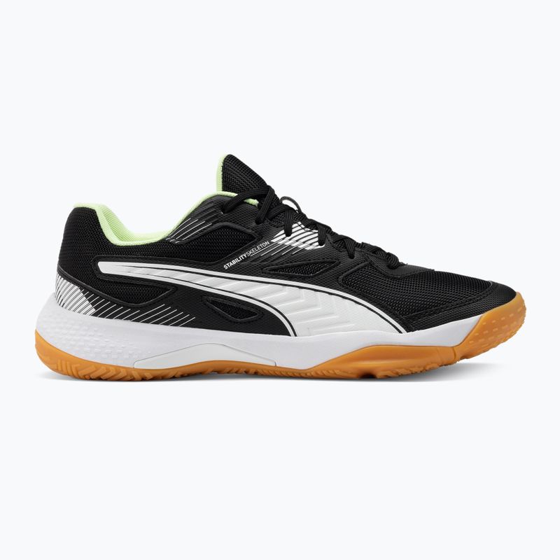 PUMA Solarflash II volleyball shoe black and white 106882 01 2