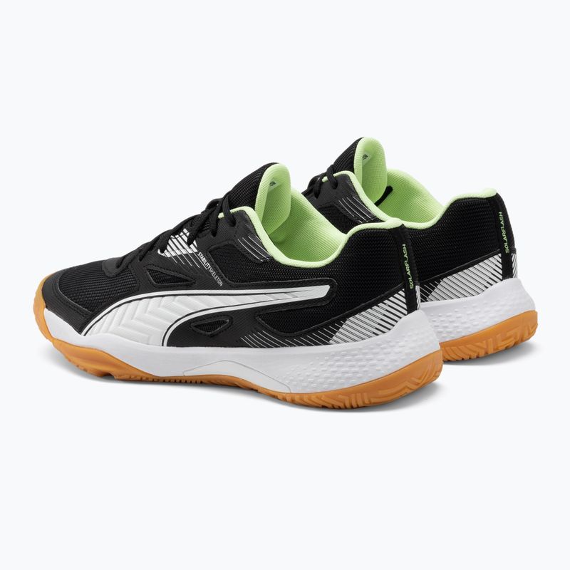 PUMA Solarflash II volleyball shoe black and white 106882 01 3