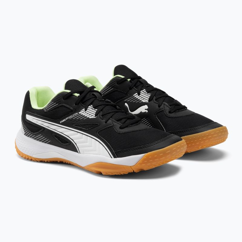 PUMA Solarflash II volleyball shoe black and white 106882 01 4