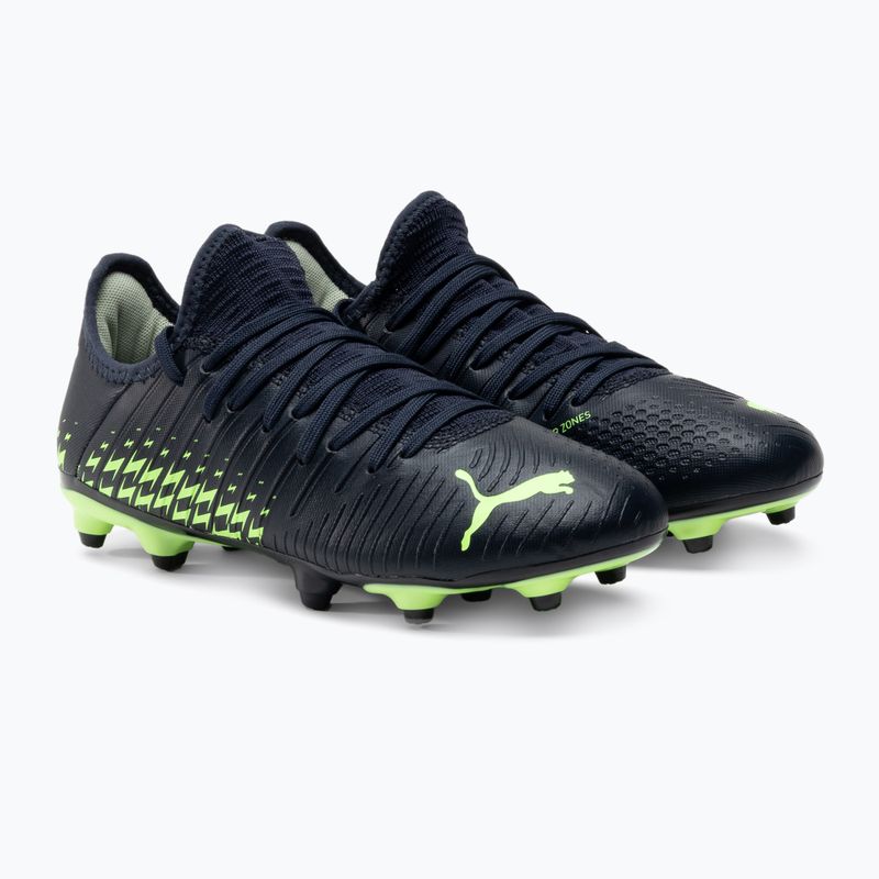 PUMA Future Z 4.4 FG/AG Jr children's football boots black-green 107014 01 4
