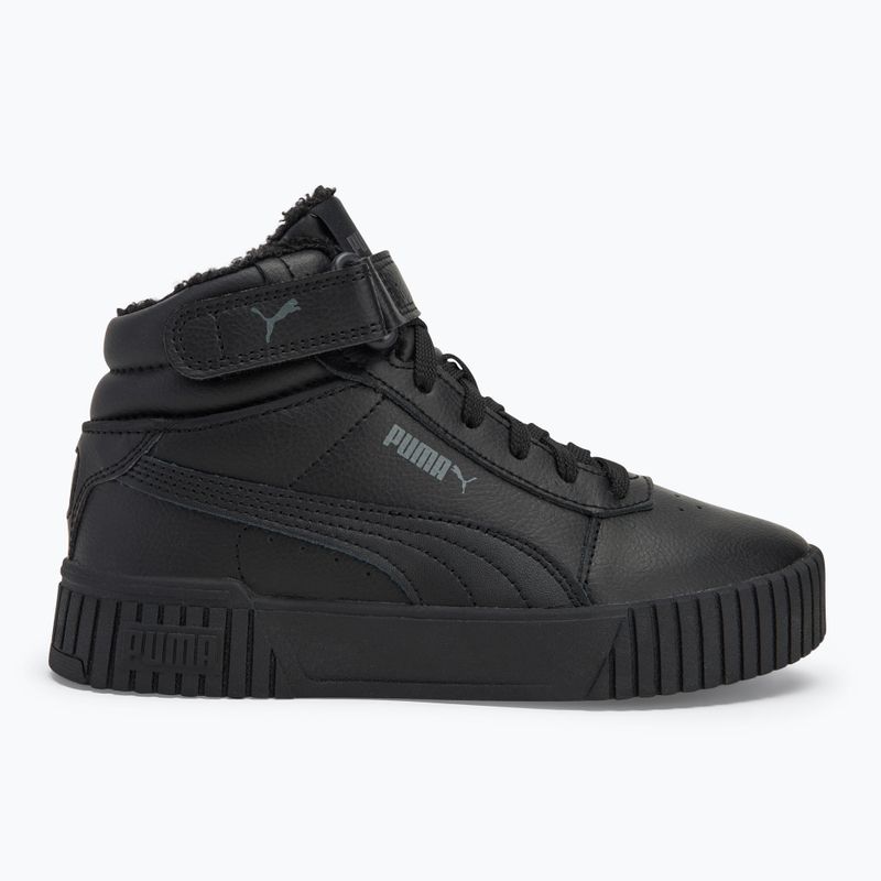 PUMA Carina 2.0 Mid Winter Jr children's shoes puma black/puma black/dark shadow 2