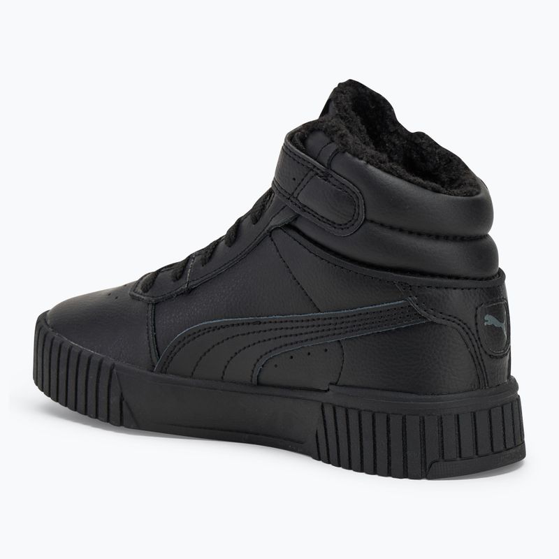 PUMA Carina 2.0 Mid Winter Jr children's shoes puma black/puma black/dark shadow 3