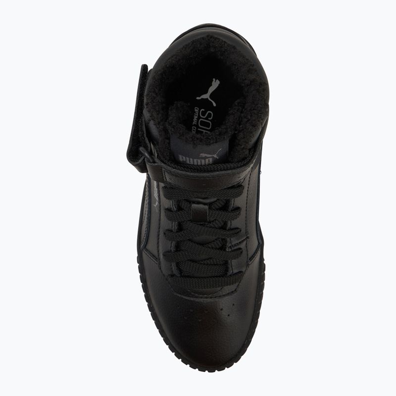 PUMA Carina 2.0 Mid Winter Jr children's shoes puma black/puma black/dark shadow 5