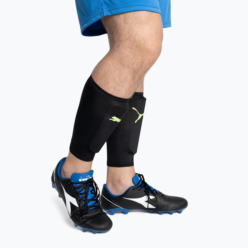 PUMA Ultra Light Sleeve shin guards green/black 030832 10 8