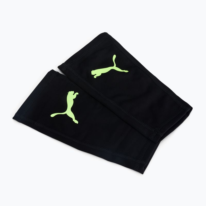 PUMA Ultra Flex Sleeve shin guards black-green 030830 10 3