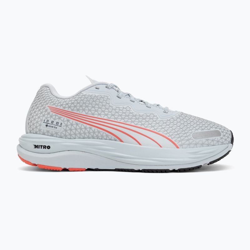 Women's running shoes Puma Velocity Nitro 2 GTX grey/salmon 2