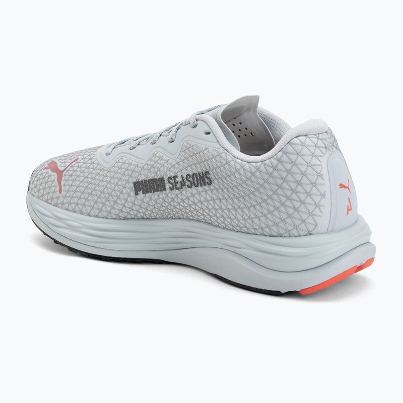Women's running shoes Puma Velocity Nitro 2 GTX grey/salmon 3