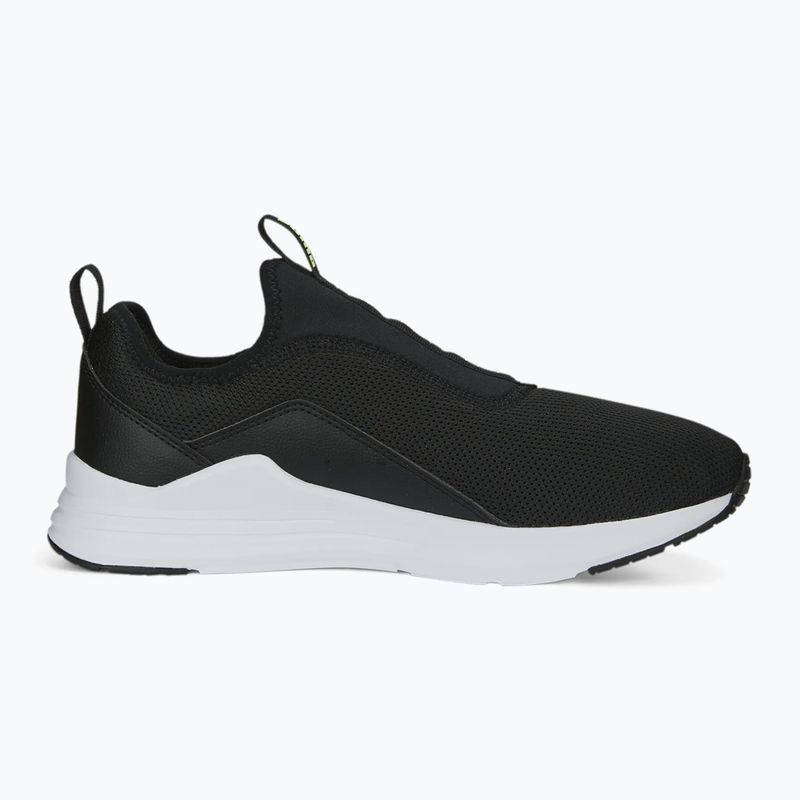 Men's PUMA Wired Rapid shoes puma black / puma white / fluo yellow 9