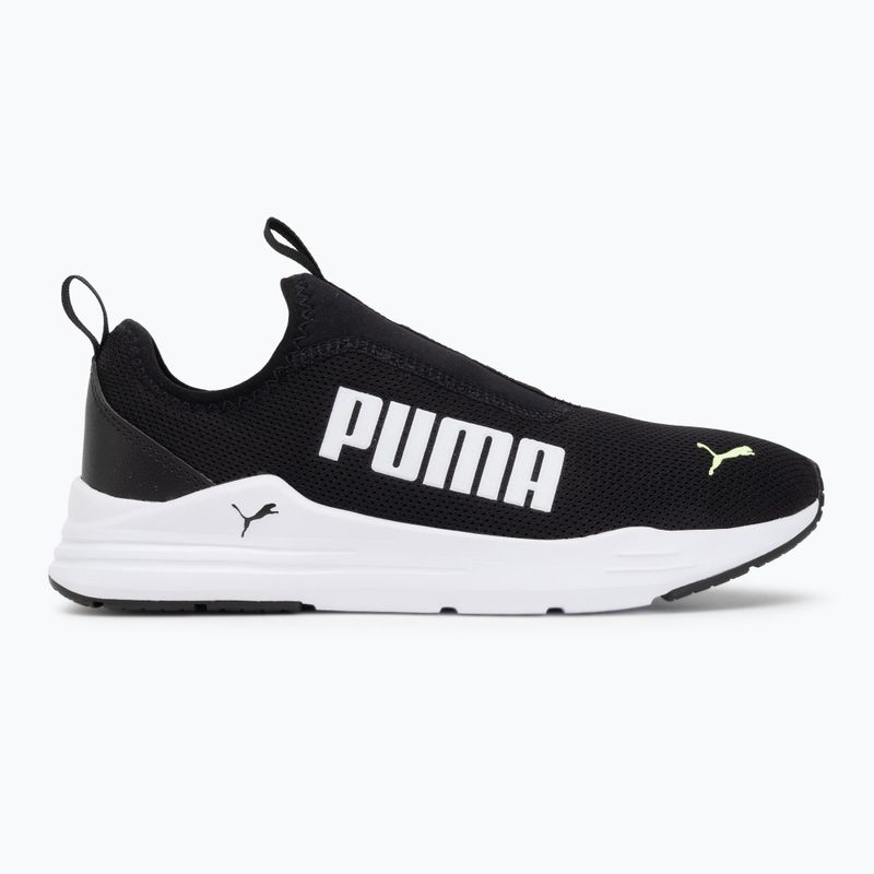 Men's PUMA Wired Rapid shoes puma black / puma white / fluo yellow 2