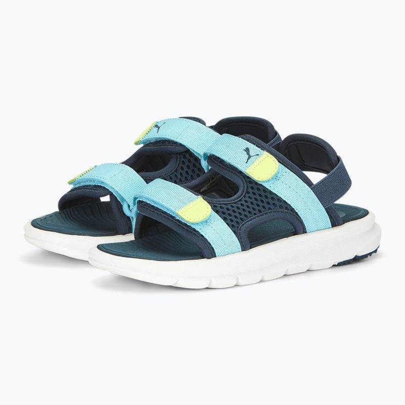 PUMA Evolve PS dark night/hero blue/lily pad children's sandals 8