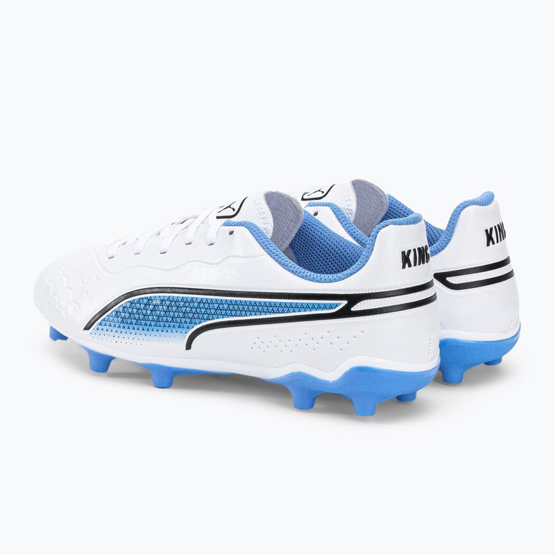 PUMA King Match FG/AG children's football boots white 107266 01 3