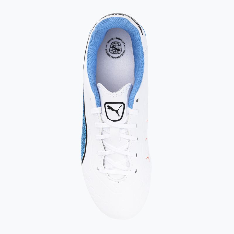 PUMA King Match FG/AG children's football boots white 107266 01 6