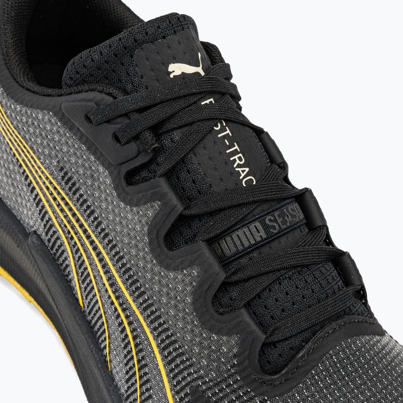 PUMA Fast-Trac Nitro men's running shoes puma black/granola/fresh pear 9