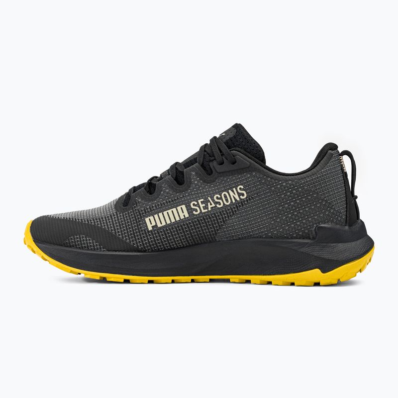 PUMA Fast-Trac Nitro men's running shoes puma black/granola/fresh pear 11