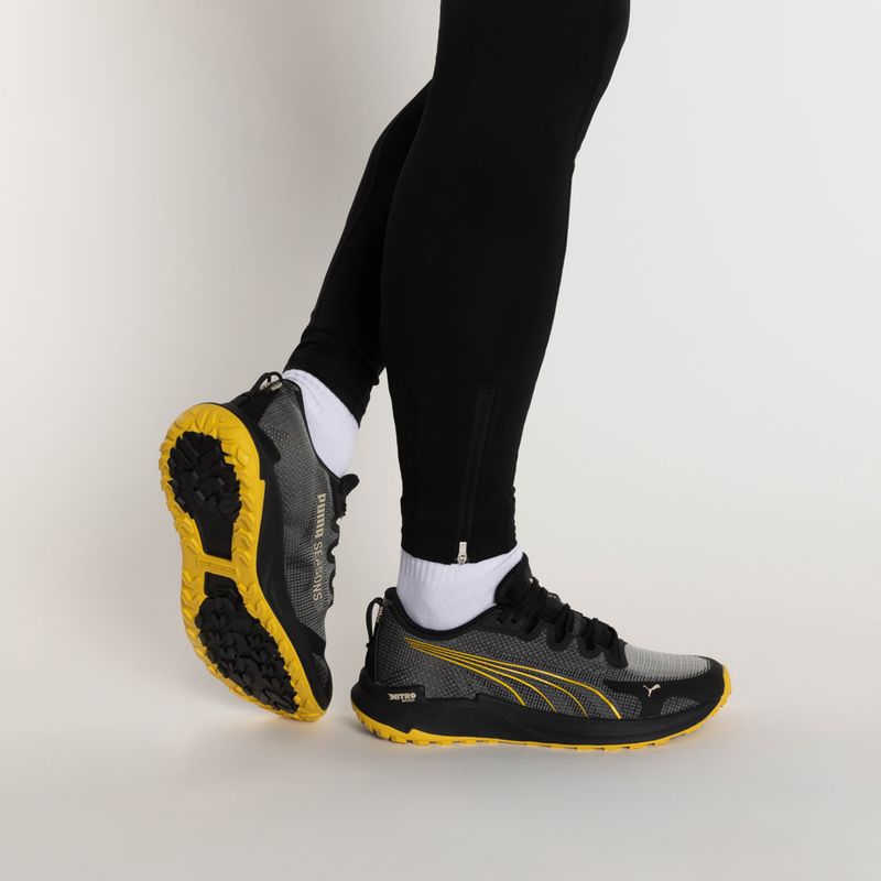 PUMA Fast-Trac Nitro men's running shoes puma black/granola/fresh pear 3