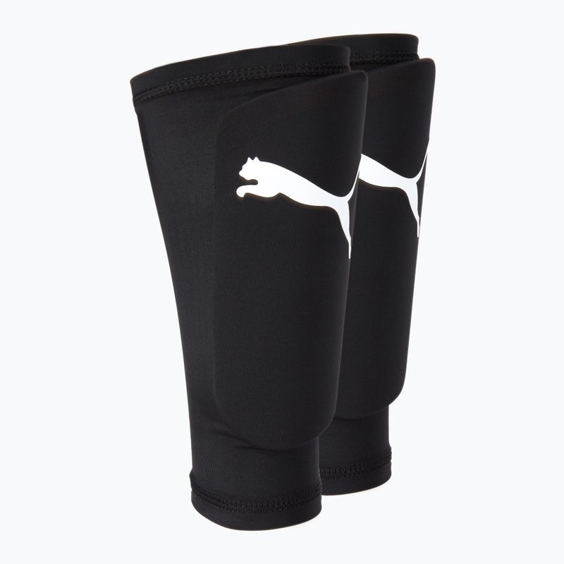 PUMA Ultra Light Sleeve shin guards ultra orange/blue glimmer