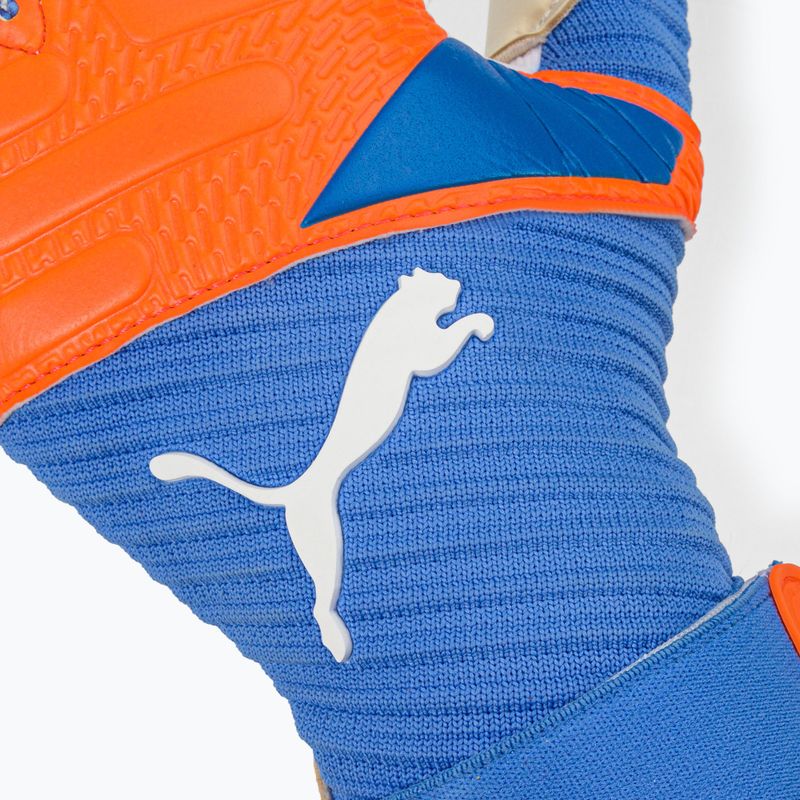 PUMA Future Pro Sgc orange and blue goalkeeper's gloves 041843 01 3