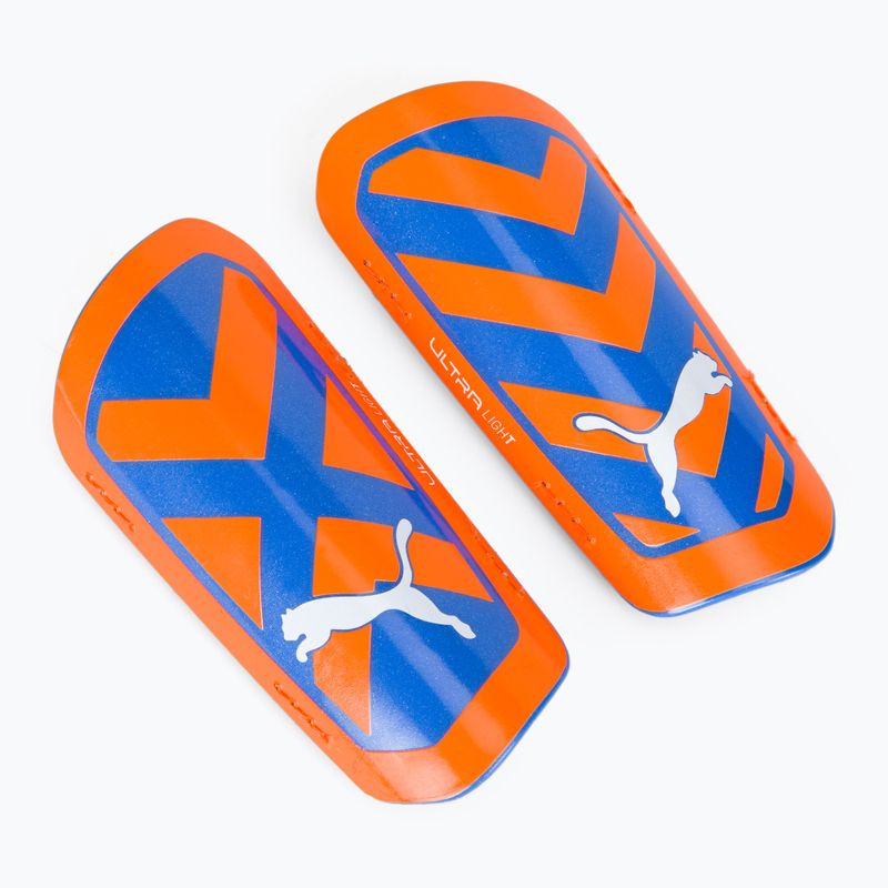 PUMA Ultra Light Strap orange-blue football protectors 030875 01 3