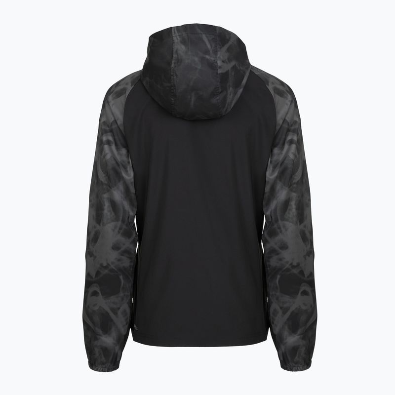 Women's running jacket PUMA Run AOP Favorite Woven black/grey 2