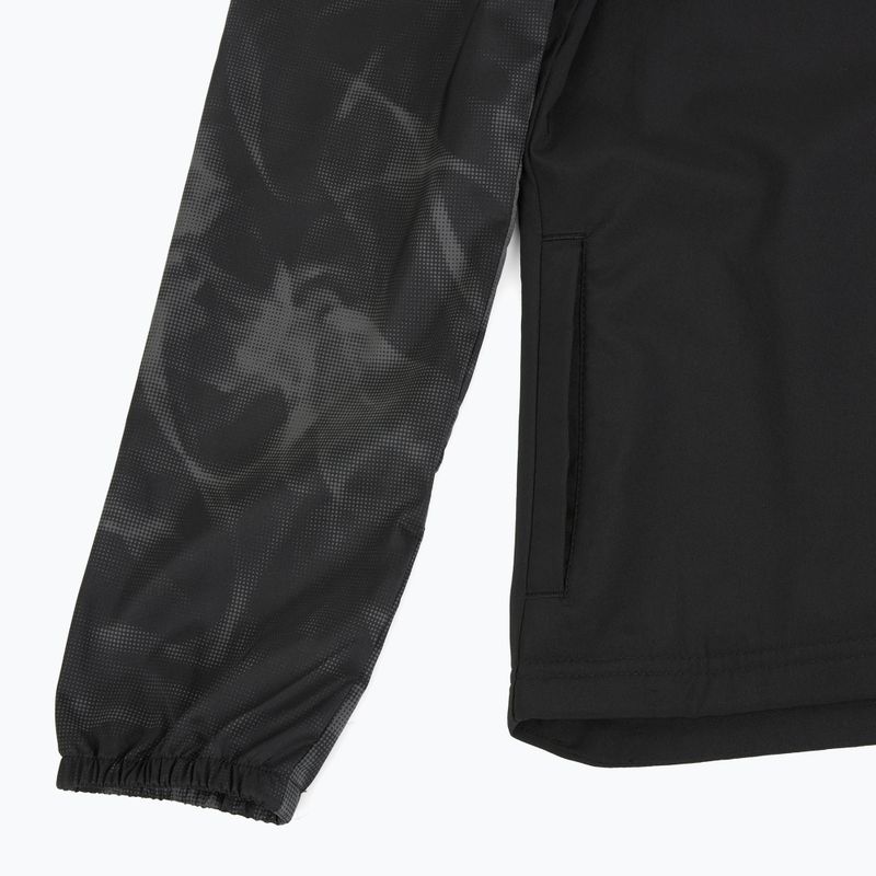 Women's running jacket PUMA Run AOP Favorite Woven black/grey 4