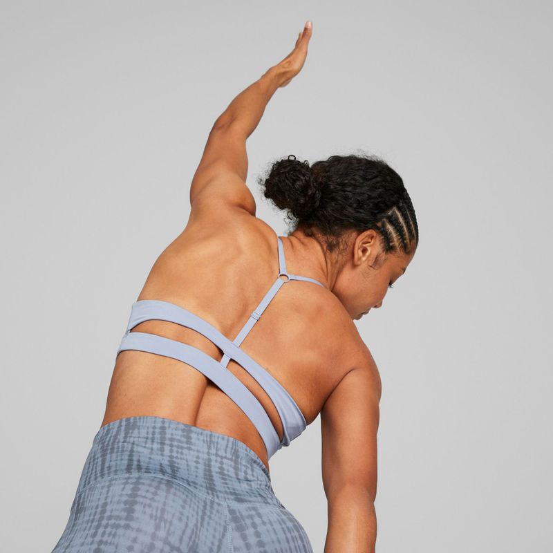 PUMA Studio Ultrabare Strappy fitness bra blue 522227 18 5