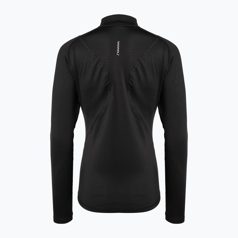 Women's running t-shirt PUMA Run Cloudspun 1/2 Zip black 523287 01 2